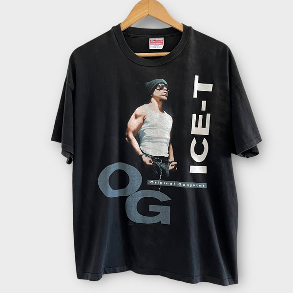 1991 ICE-T "OG" Original Gangster Vintage Rap Tee Shirt
