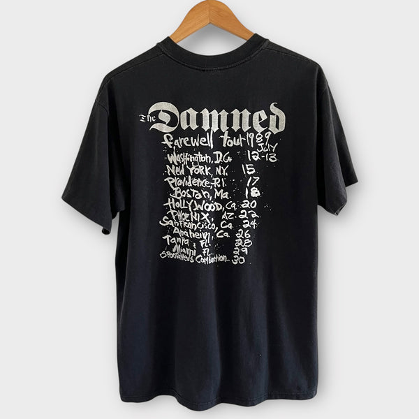 1989 The Damned "Farewell Tour" Vintage Band Tee Shirt