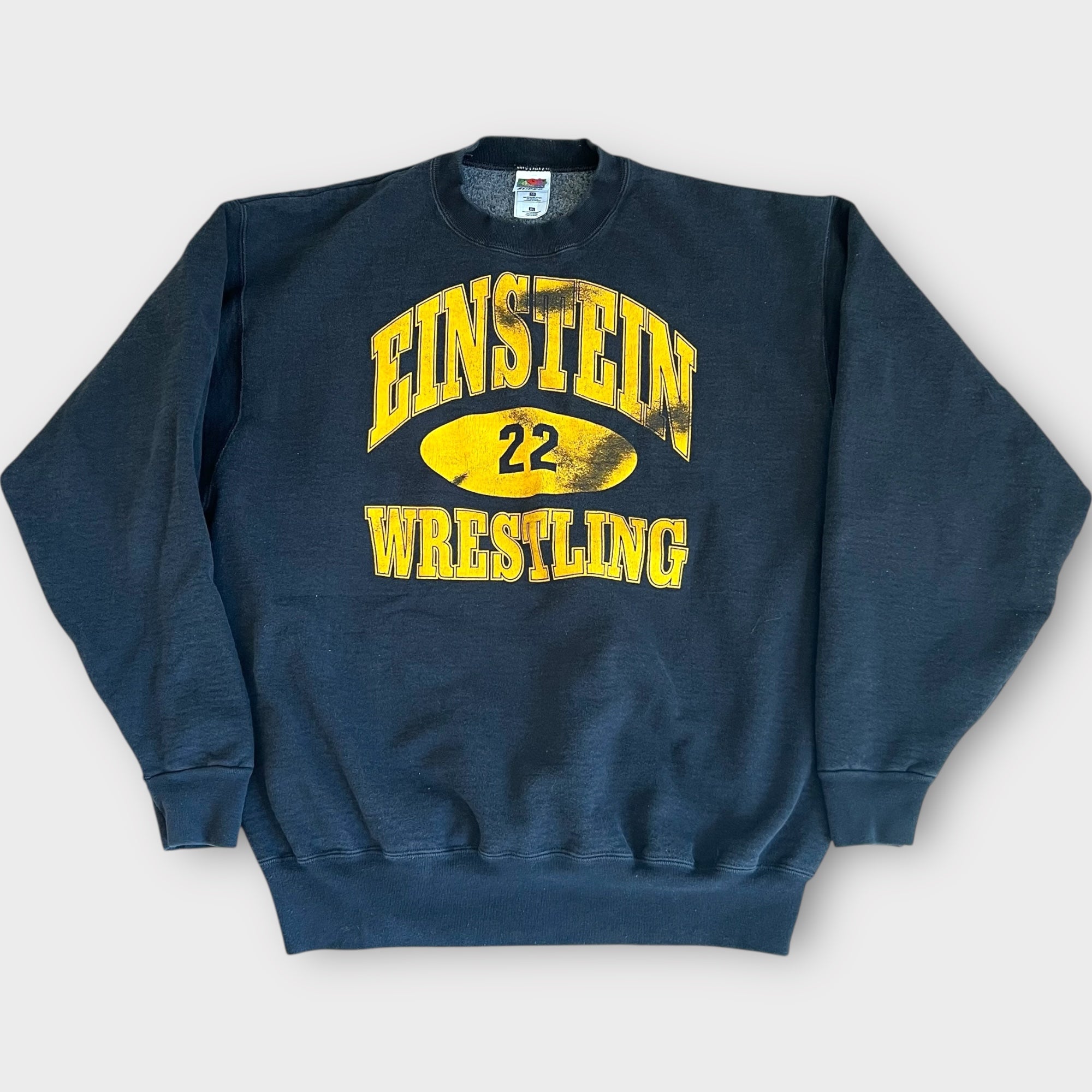 1990s Einstein Wrestling Vintage High School Athletics Sports 