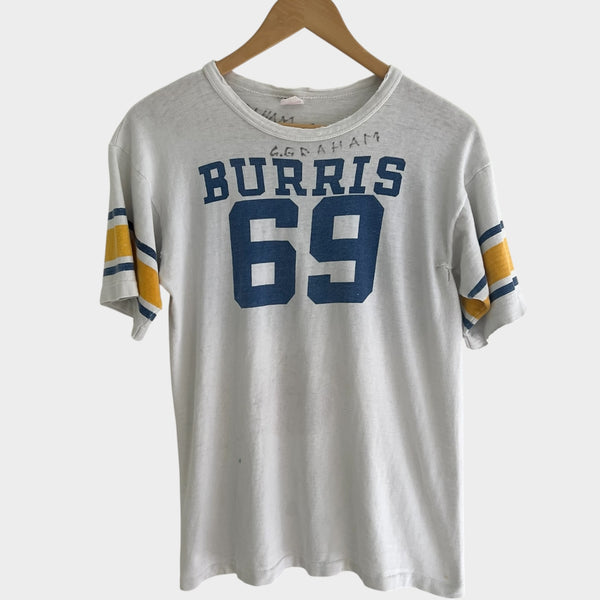 1950's Burris 69 Vintage Jersey Tee Shirt (Champion Running Man Tag)