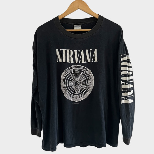 1992 Nirvana "Vestibule" Vintage Long Sleeve Tee Shirt