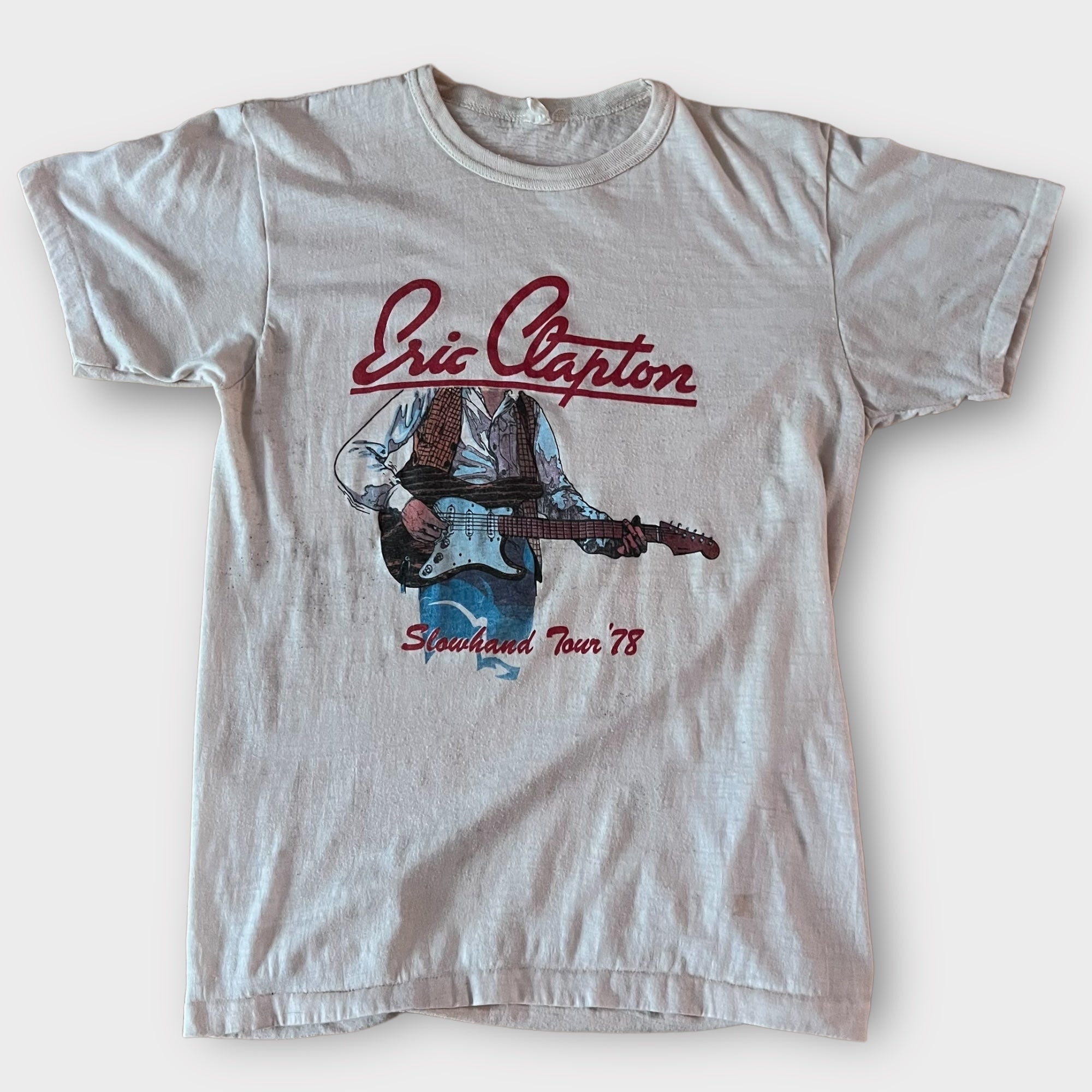 1978 Eric Clapton Vintage Tour Band Tee Shirt