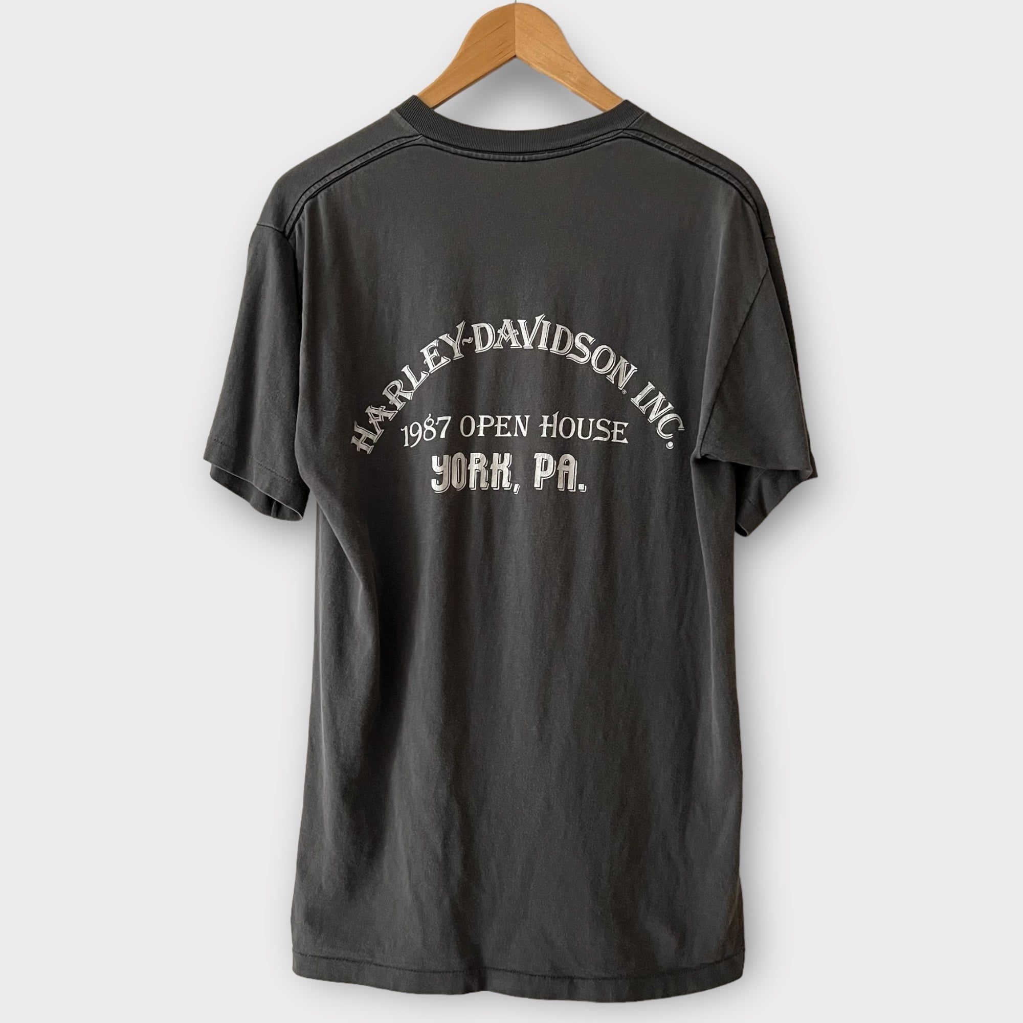 1987 Harley Davidson Motorcycle York, PA Vintage Tee Shirt