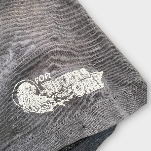 1980s Harley Davidson Motorcycles "Japanese Motorcycle Repair Kit" Vintage Tee Shirt