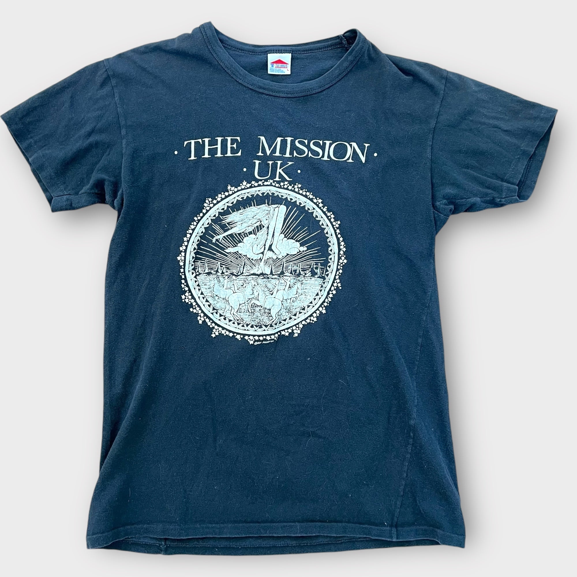 1987 The Mission "World Crusade Tour" Vintage Band Tee Shirt
