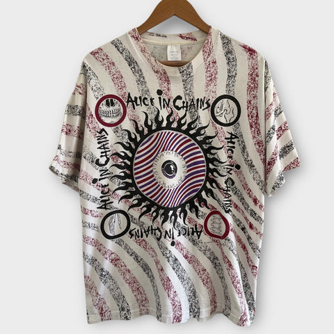 1991 Alice In Chains Vintage Promo Tee Shirt AOP