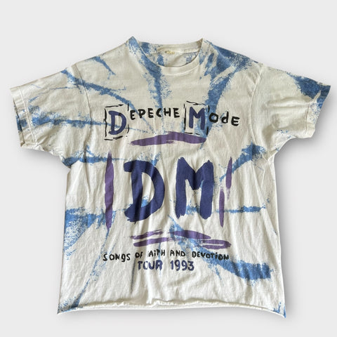 1993 Depeche Mode Vintage Band Tour Tee Shirt