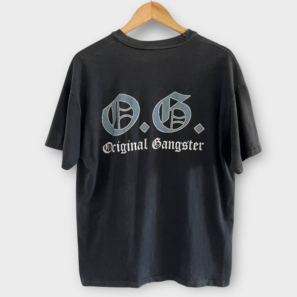 1991 ICE-T "OG" Original Gangster Vintage Rap Tee Shirt