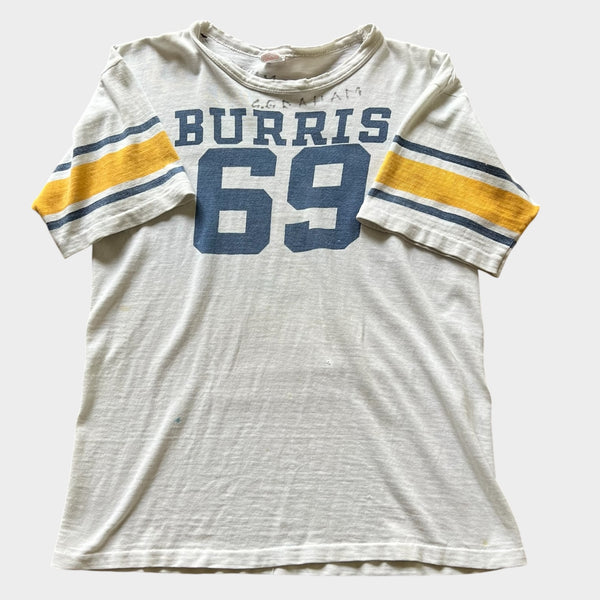 1950's Burris 69 Vintage Jersey Tee Shirt (Champion Running Man Tag)