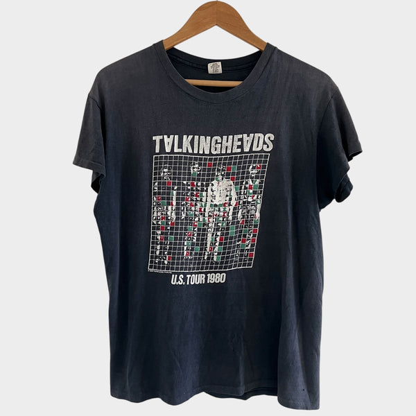 1980 Talking Heads Vintage Tour Band Tee Shirt