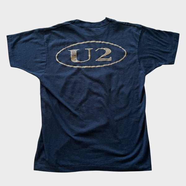 1987 U2 "Joshua Tree" Vintage Band Promo Tee Shirt