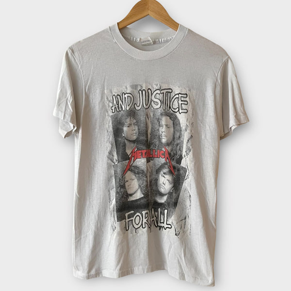1988 Metallica "And Justice For All" Vintage Band Tee Shirt