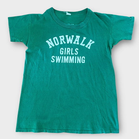 1960's Girls Swimming Team Vintage Athletic Tee Shirt