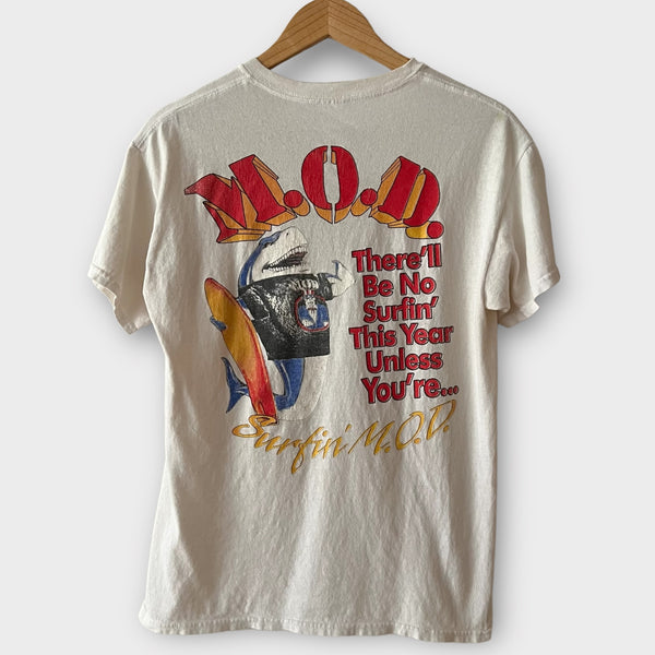 1980s M.O.D. "Surfin' M.O.D." Vintage Band Promo Tee Shirt