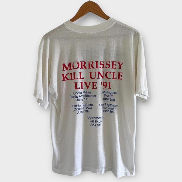 1991 Morrissey "Kill Uncle" Vintage Tour Band Tee Shirt