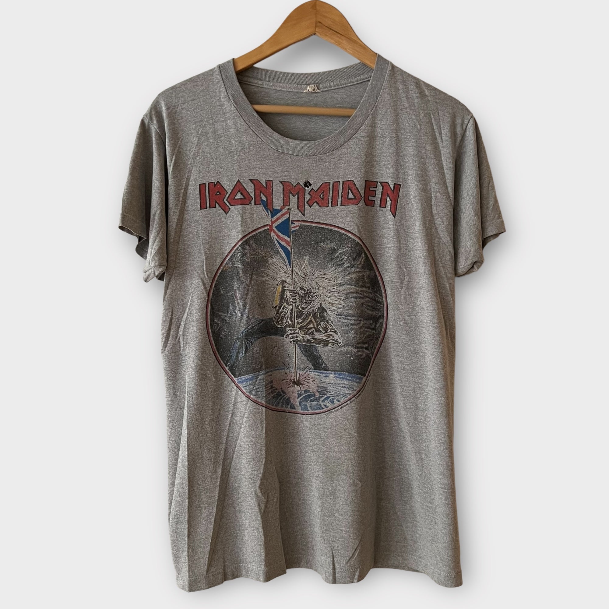 1982 Iron Maiden "Beast On The Road" World Tour Vintage Band Tee Shirt