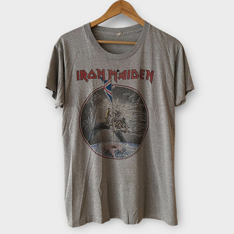 1982 Iron Maiden "Beast On The Road" World Tour Vintage Band Tee Shirt
