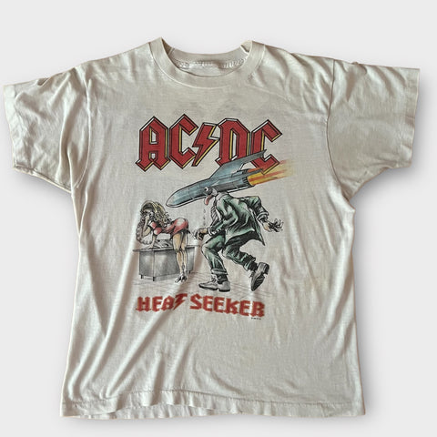1988 AC DC "Heat Seeker" Tour Vintage Band Tee Shirt