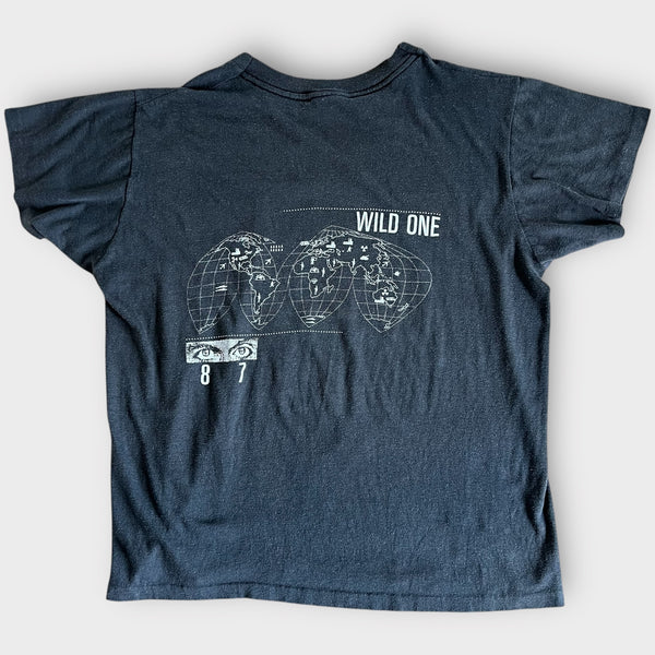 1987 Iggy Pop "Wild One" Vintage Tour Band Tee Shirt