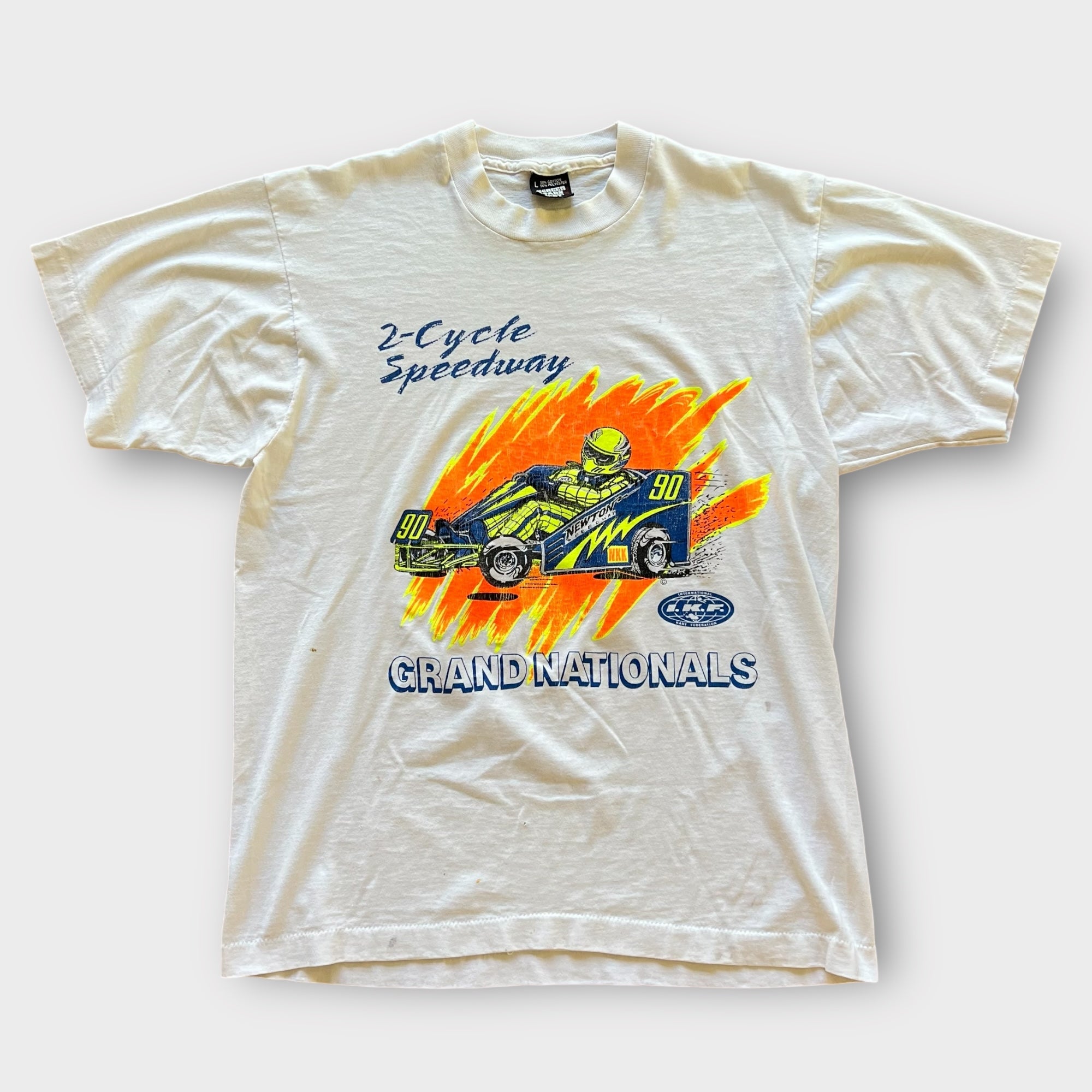 1980's Speedway Racing Go-Kart Grand Nationals Vintage Kart Race Tee Shirt