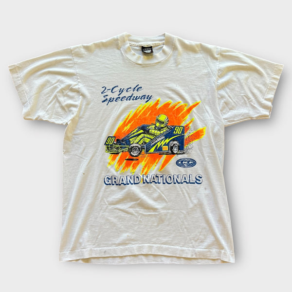 1980's Speedway Racing Go-Kart Grand Nationals Vintage Kart Race Tee Shirt