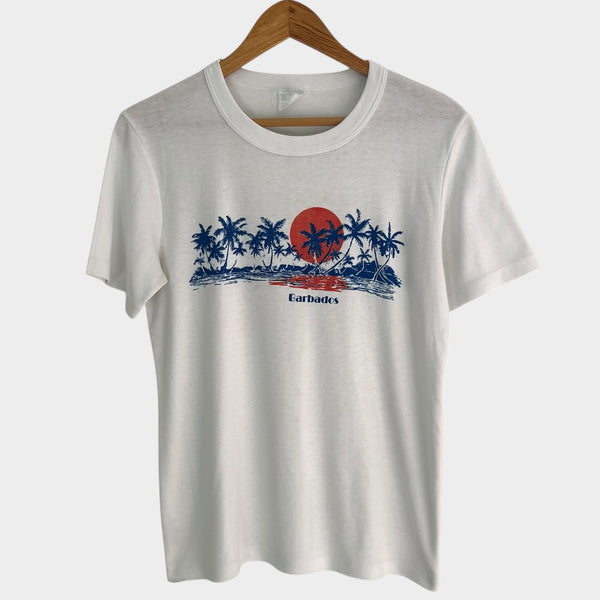 1980's Barbados Caribbean Islands Vintage Souvenir Tee Shirt