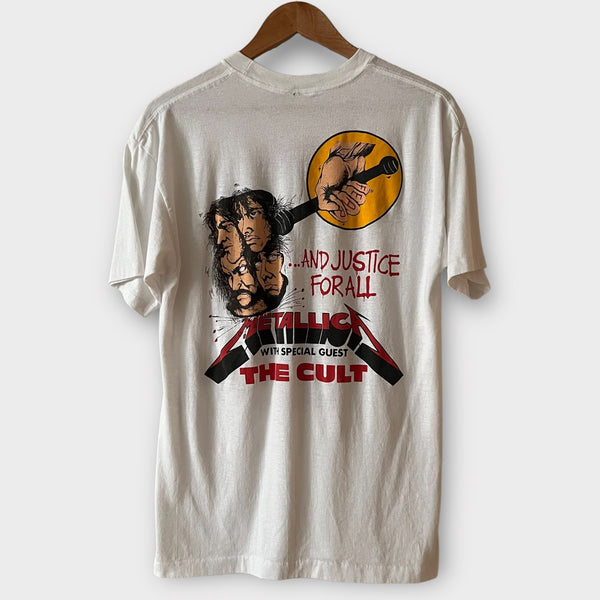 1988 Metallica w/ The Cult Vintage Tour Tee Shirt
