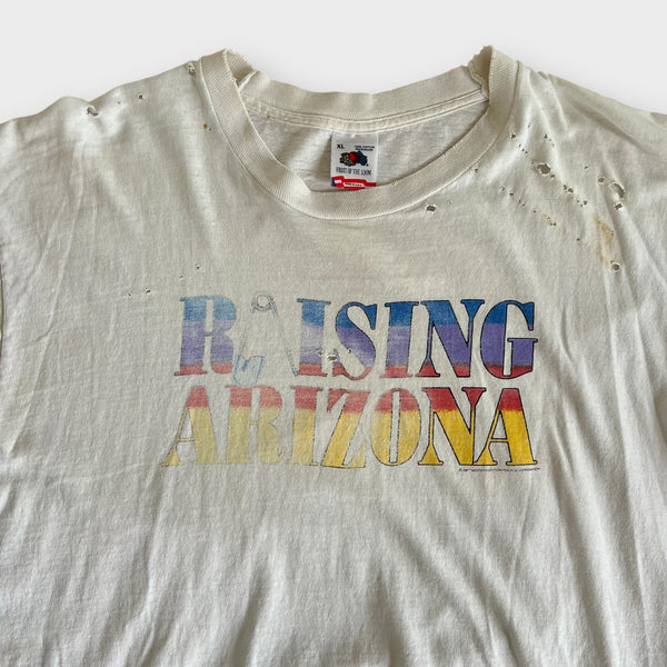 1987 Raising Arizona Vintage Movie Promo Tee Shirt (Starring: Nicolas Cage)