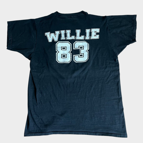 1983 Willie Nelson Vintage Tour Country Music Band Tee Shirt