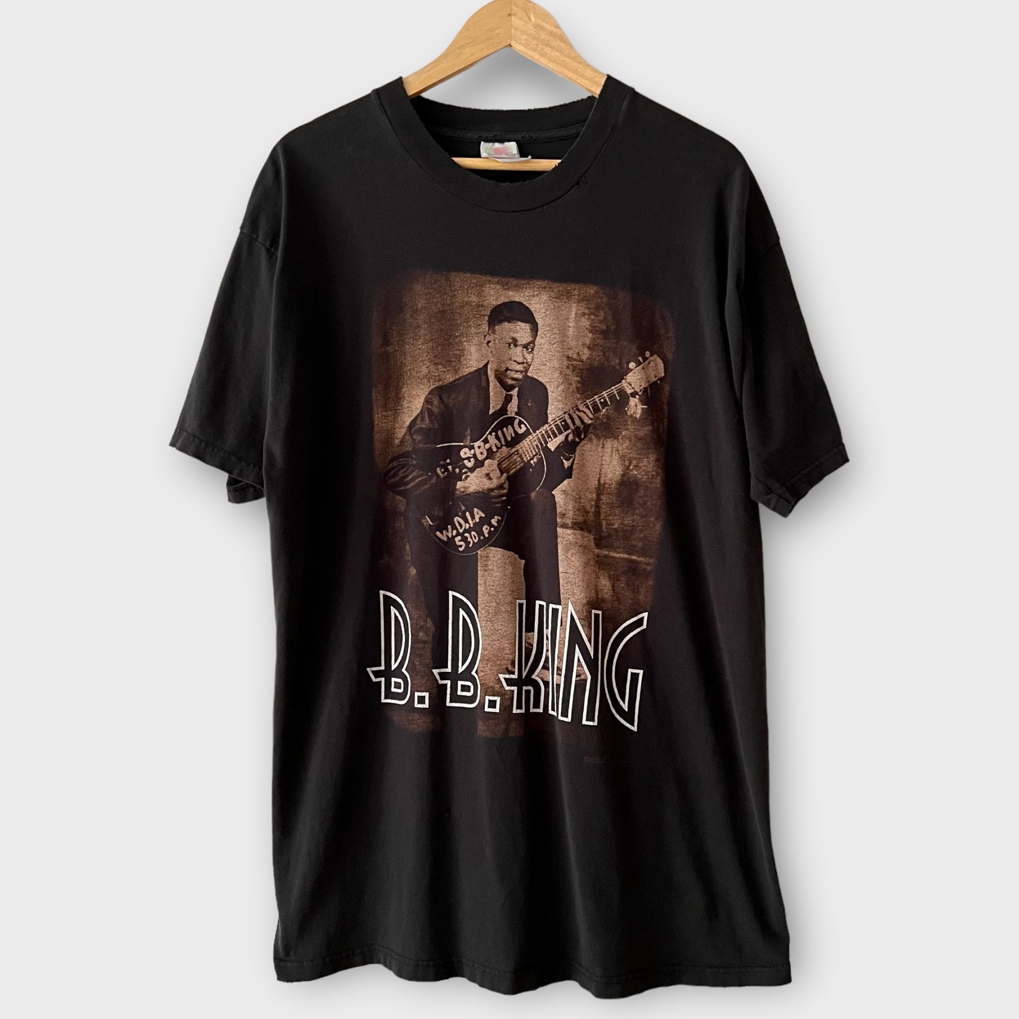 1993 BB King "King Of The Blues" World Tour Vintage Tee Shirt