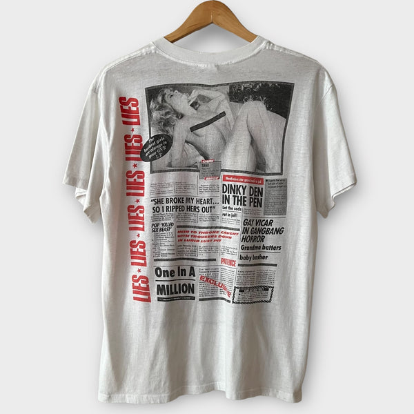 1988 Guns N Roses "Lies" Vintage Band Promo Tee Shirt