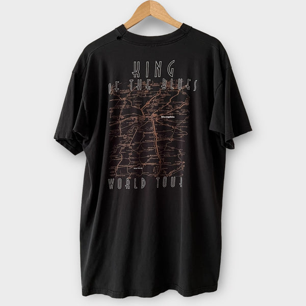 1993 BB King "King Of The Blues" World Tour Vintage Tee Shirt
