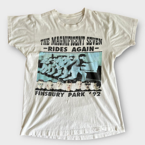 1992 Morrissey Madness The Magnificent Seven Rides Again London UK Concert Vintage Band Tee Shirt