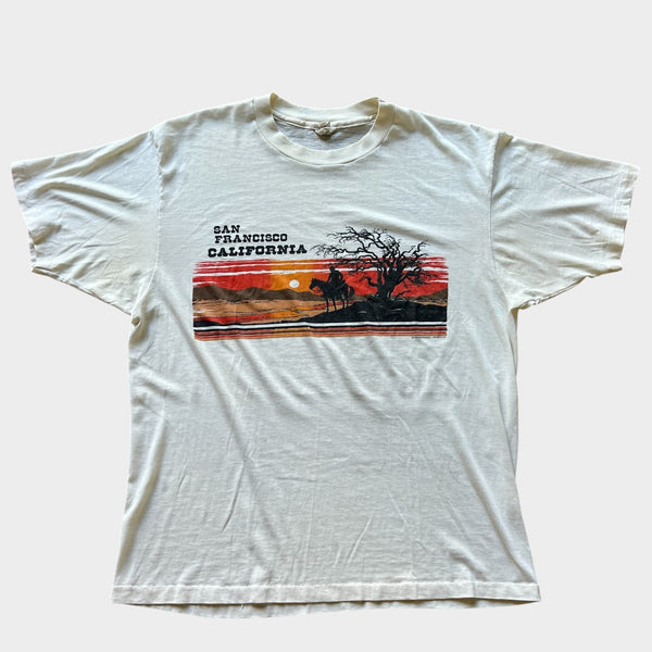 1979 San Francisco Vintage Cowboy Western Souvenir Tee Shirt
