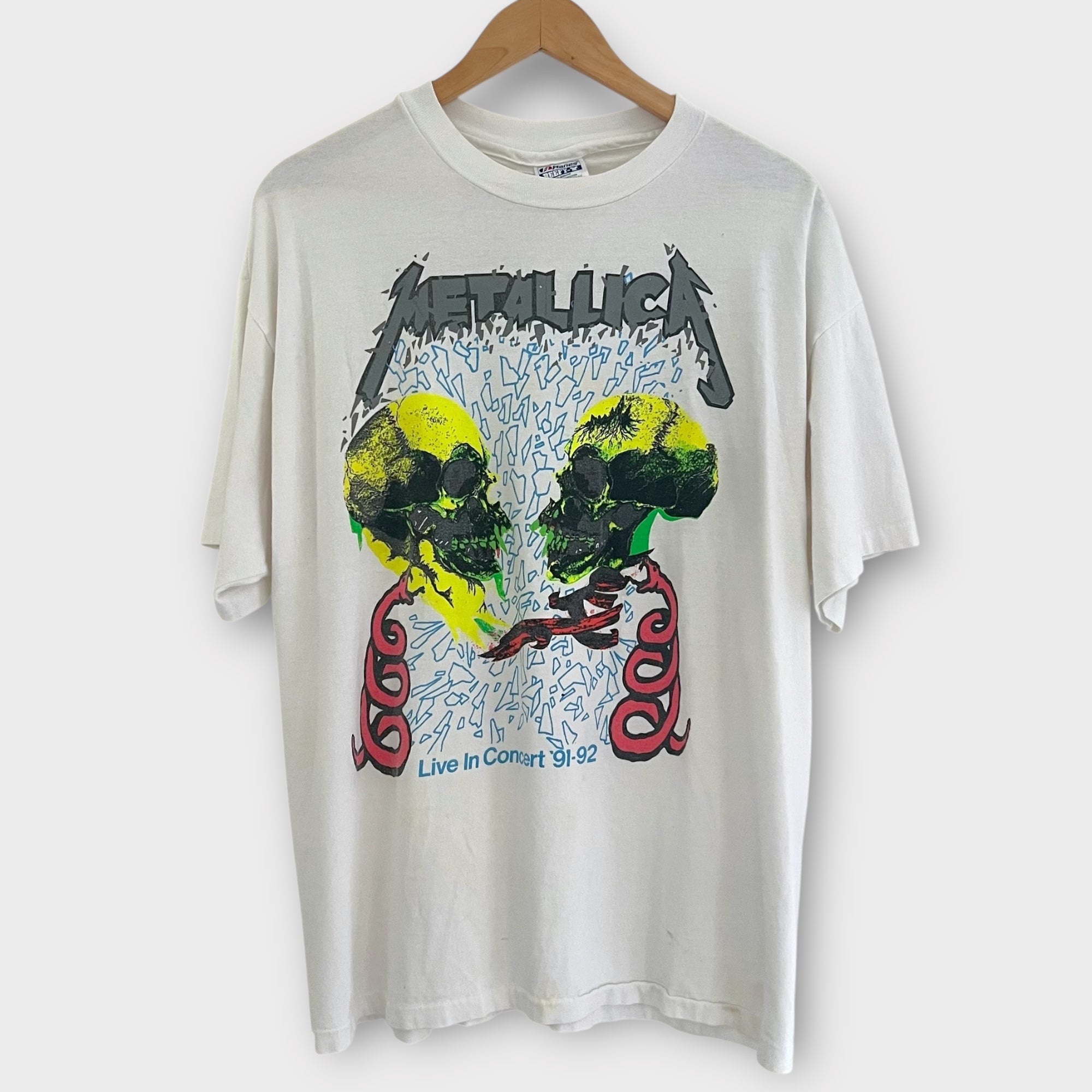 1991 Metallica "Rulz" Vintage Tour Band Tee Shirt