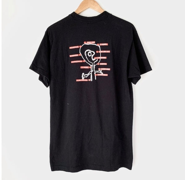 1995 Radiohead Vintage Tour Tee Shirt