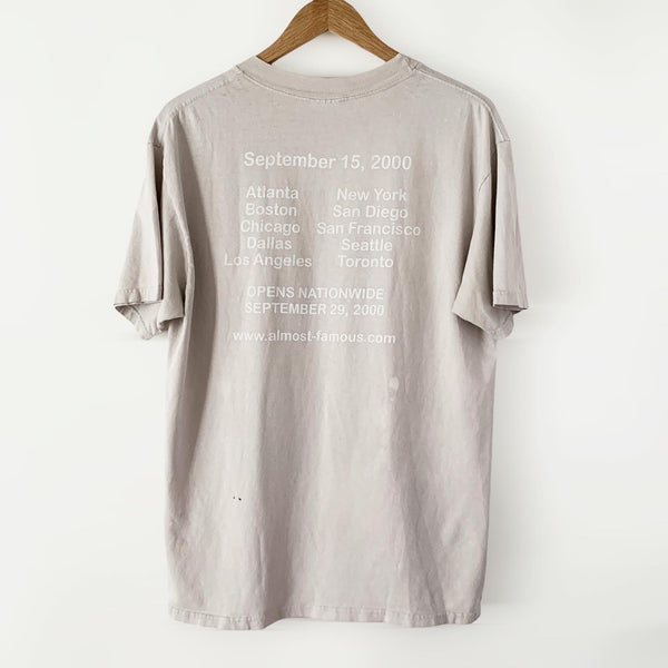 2000 Almost Famous Vintage Movie Promo Tee Shirt
