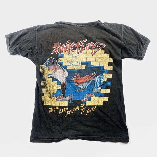 1979 Pink Floyd "The Wall" Vintage Sold Out Tour Tee Shirt