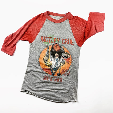 1983 Motley Crue "Shout At The Devil" Vintage Tour Tee Shirt