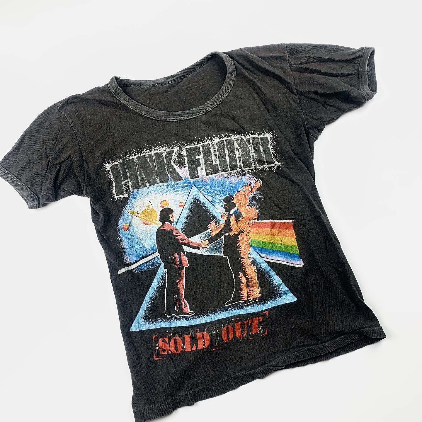 1979 Pink Floyd "The Wall" Vintage Sold Out Tour Tee Shirt