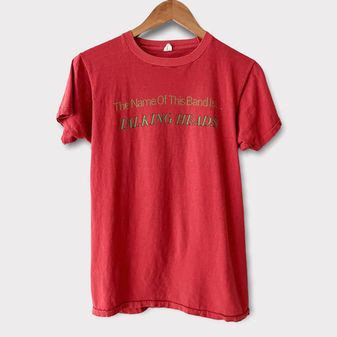 1978 Talking Heads at UCLA Concert Vintage Tee Shirt