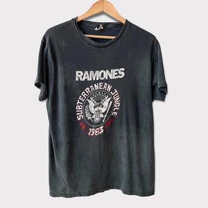 1983 Ramones "Subterranean Jungle" Vintage Promo Tee Shirt
