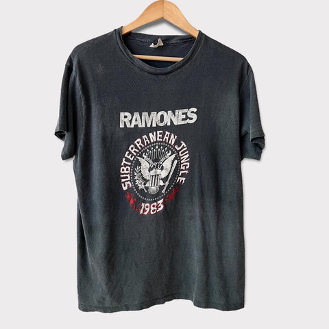 1983 Ramones "Subterranean Jungle" Vintage Promo Tee Shirt