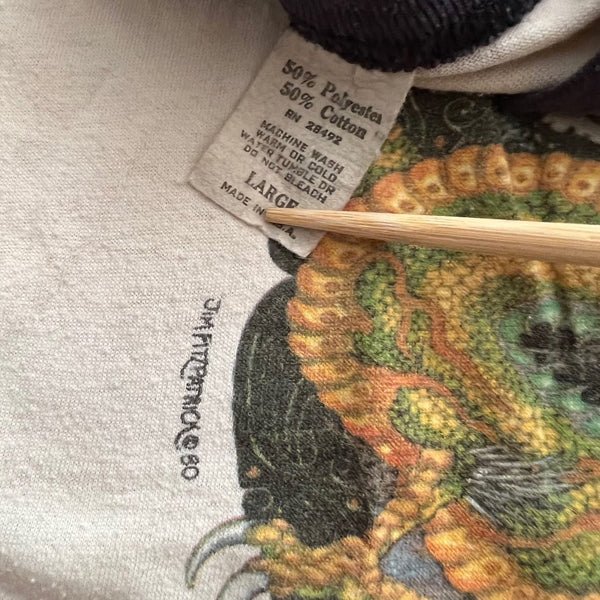 1980 Thin Lizzy "Chinatown" Vintage Promo Raglan Tee Shirt