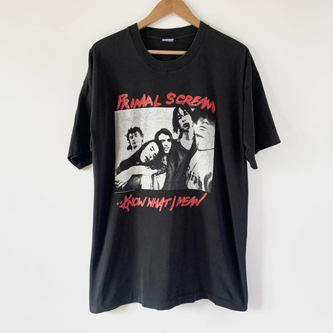 1994 Primal Scream "Know What I Mean" Vintage Promo Tee Shirt