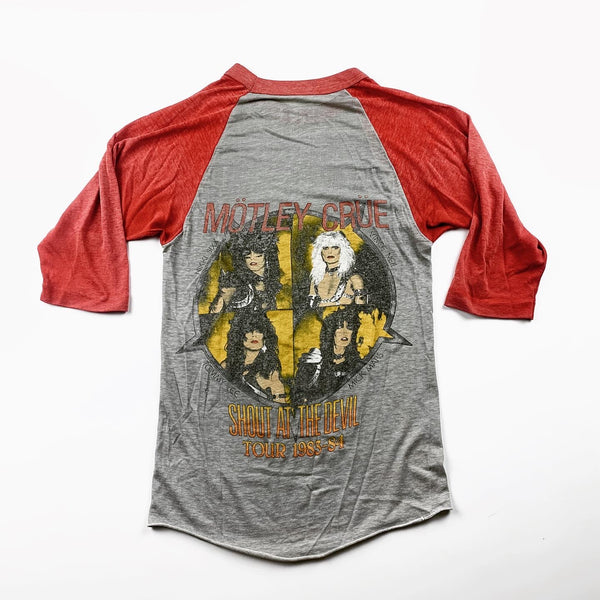 1983 Motley Crue "Shout At The Devil" Vintage Tour Tee Shirt