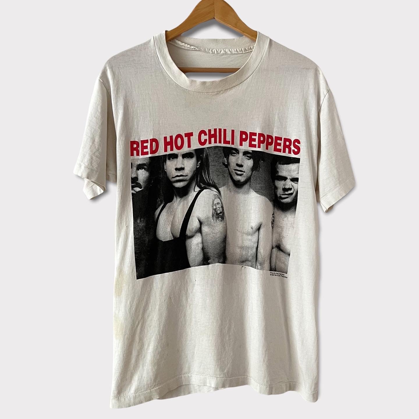 1990 Red Hot Chili Peppers Vintage Promo Tee Shirt – Zeros Revival
