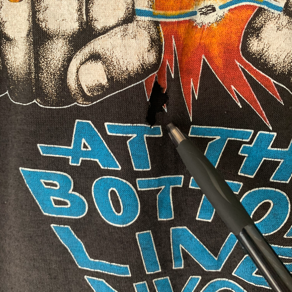 1983 Lou Reed at The Bottom Line in NYC Vintage Concert Tee