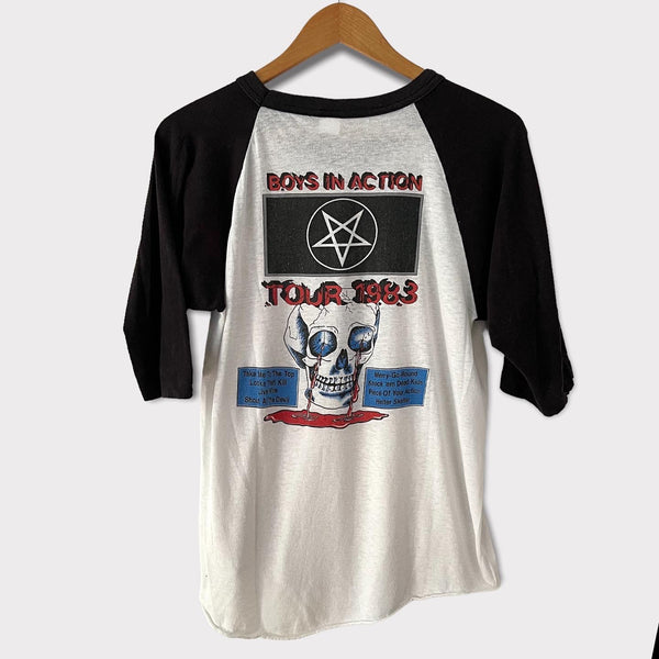 1983 Motley Crue "Shout At The Devil" Vintage Tour Tee Shirt
