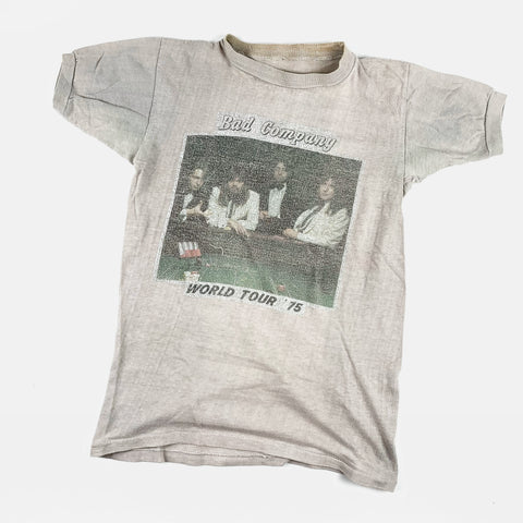 1975 Bad Company Vintage Tour Tee Shirt